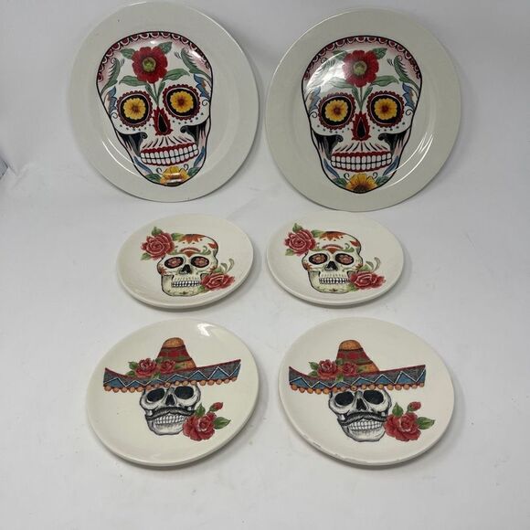 Maxcera Day of the Dead plates - Picture 1 of 5
